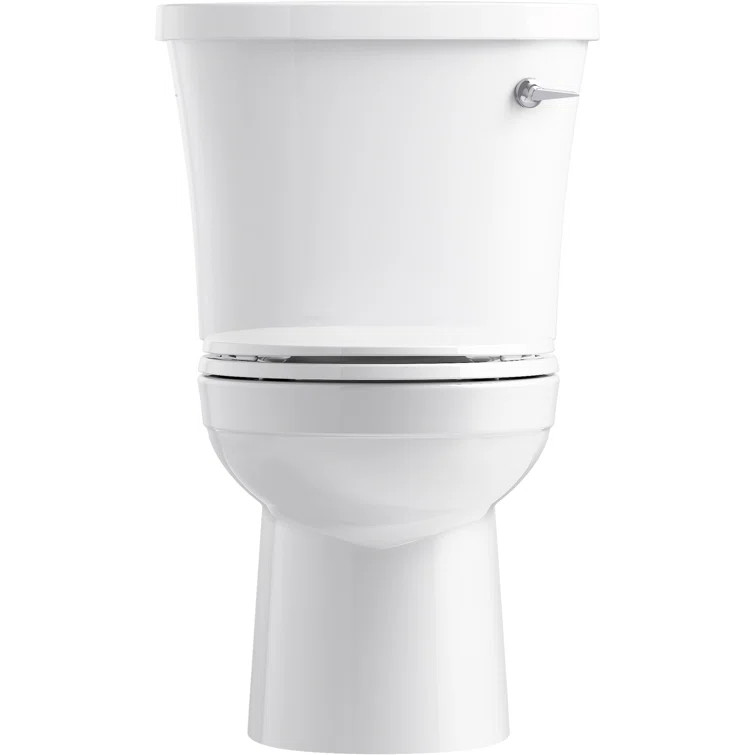 25087-SSTR-0 Kingston 1.28 GPF Water Efficient Elongated Two-Piece toilet (Seat Not Included) | Wayfair North America