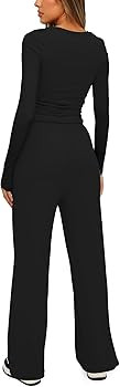 Darong Women's 2 Piece Sets Fall Outfits Long Sleeve Wide Leg Tracksuits Casual Lounge Set Matchi... | Amazon (US)