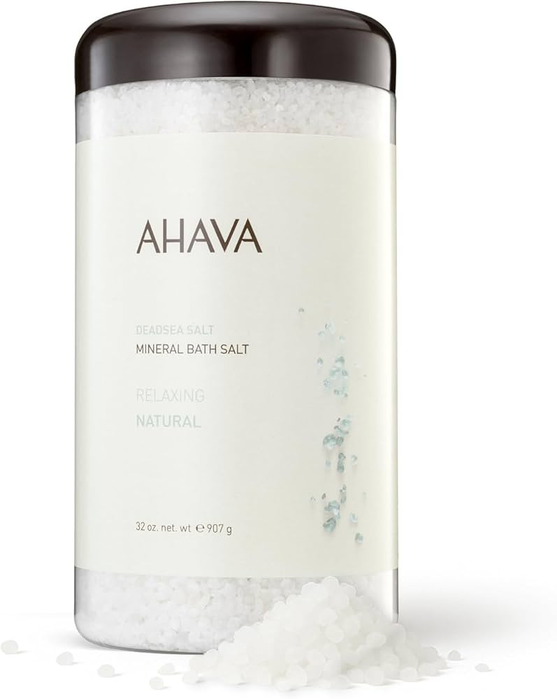 AHAVA Dead Sea Mineral Bath Salt- Intense Relaxation for Body & Mind, Elevates Moisture, Softens ... | Amazon (US)