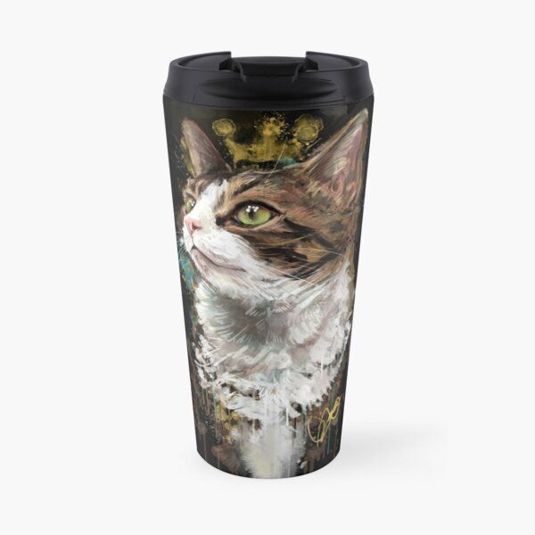 Project Caturday - King Louis the VII Travel Mug by joliealicia | Redbubble (US)