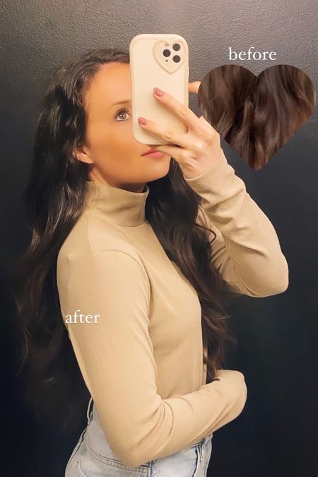 Hair glaze before and after

#LTKbeauty #LTKSeasonal #LTKstyletip