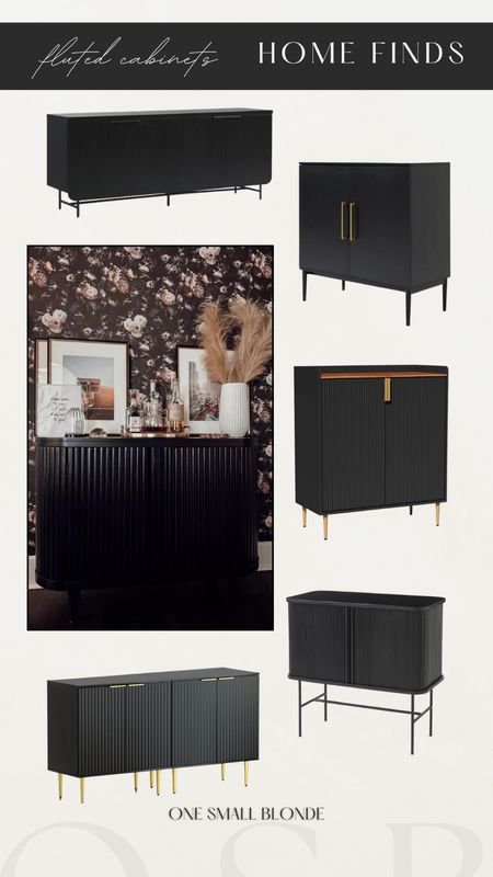 Black fluted cabinets 🖤 

Home decor / black cabinet / home finds 

#LTKHome #LTKSaleAlert