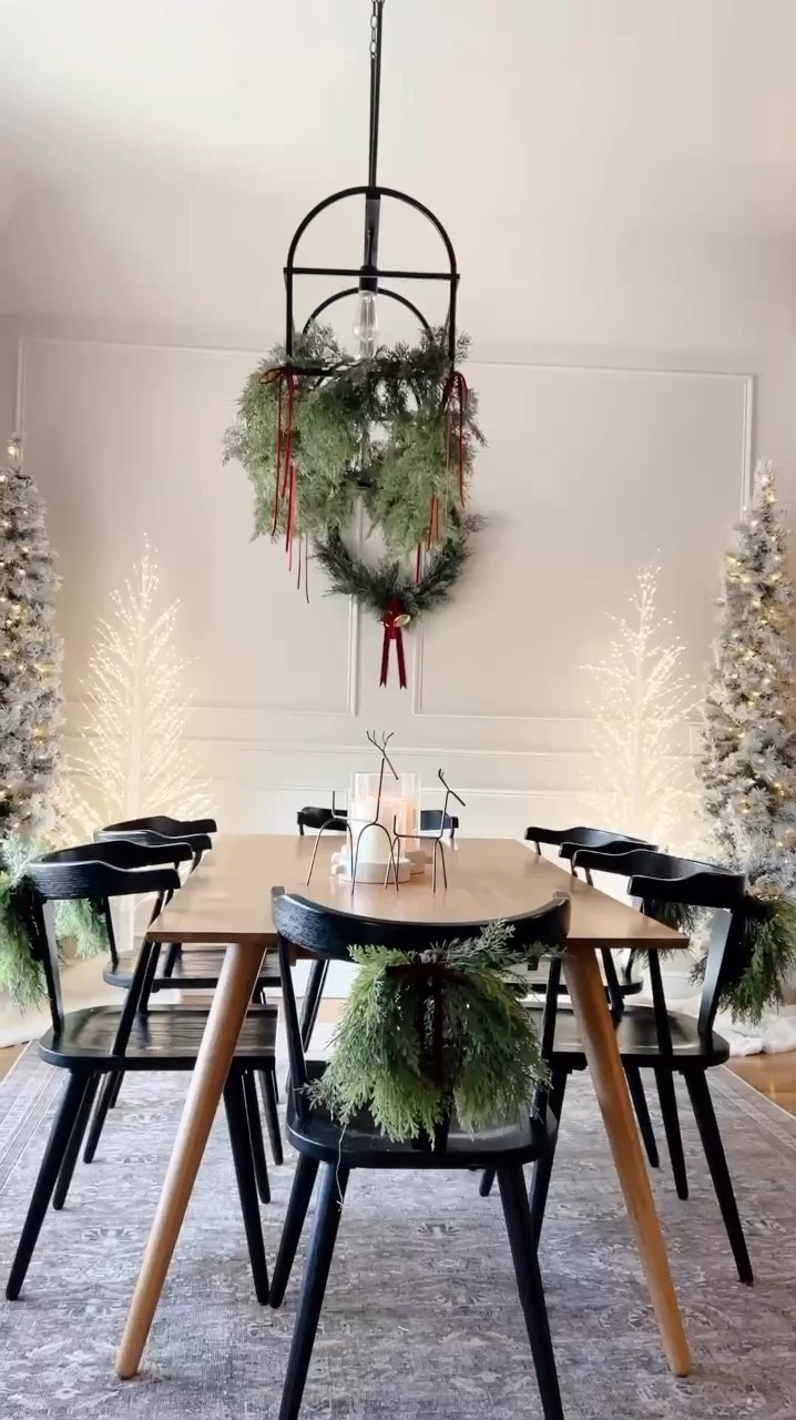 Aquí te dejo esta hermosa idea para decorar tu área del comedor . Espero te guste !! #xmas #christmasdecor #christmastime #christmas 

#LTKSeasonal #LTKVideo #LTKHoliday