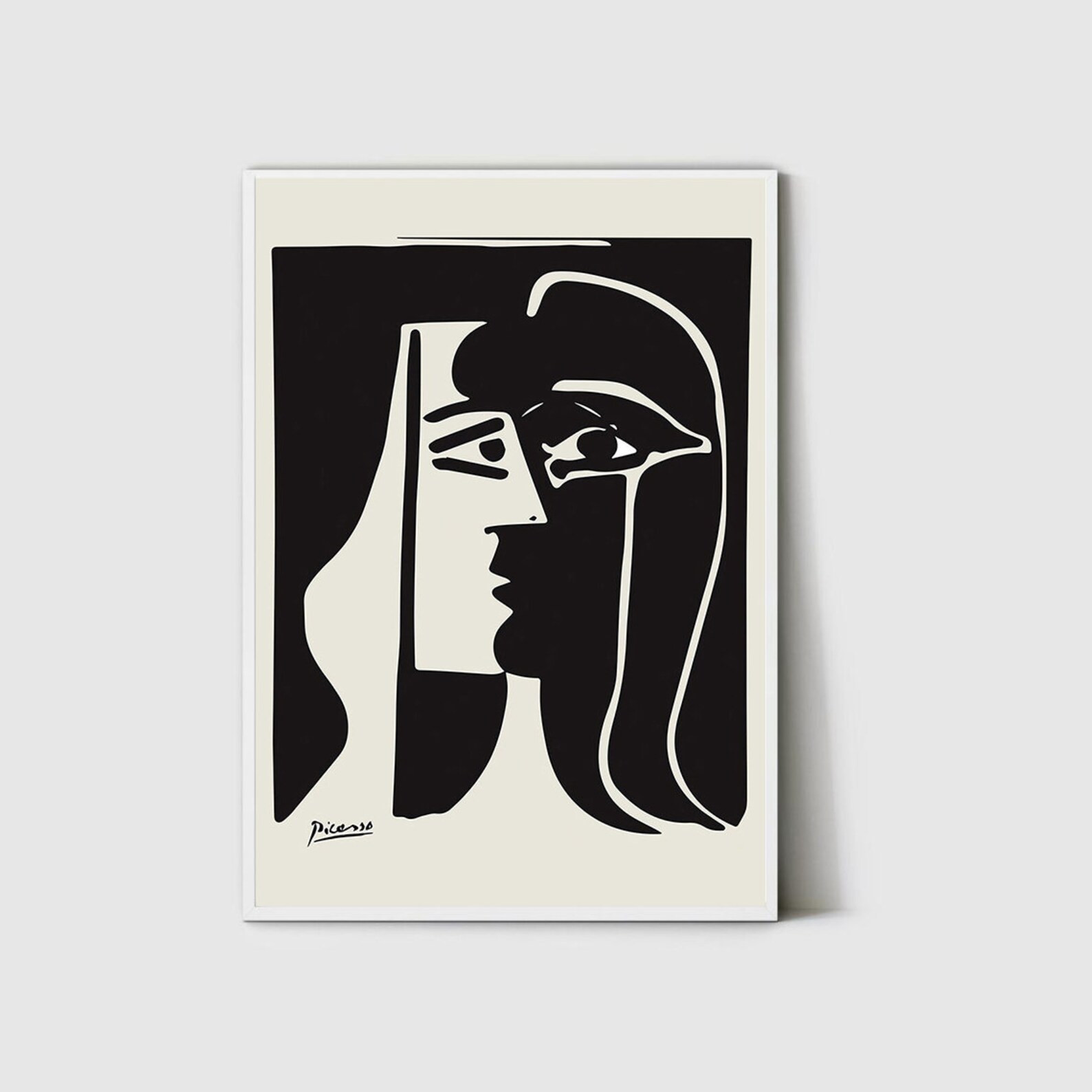 Pablo Picasso Black White Decor Art Exhibition Print Museum | Etsy | Etsy (US)