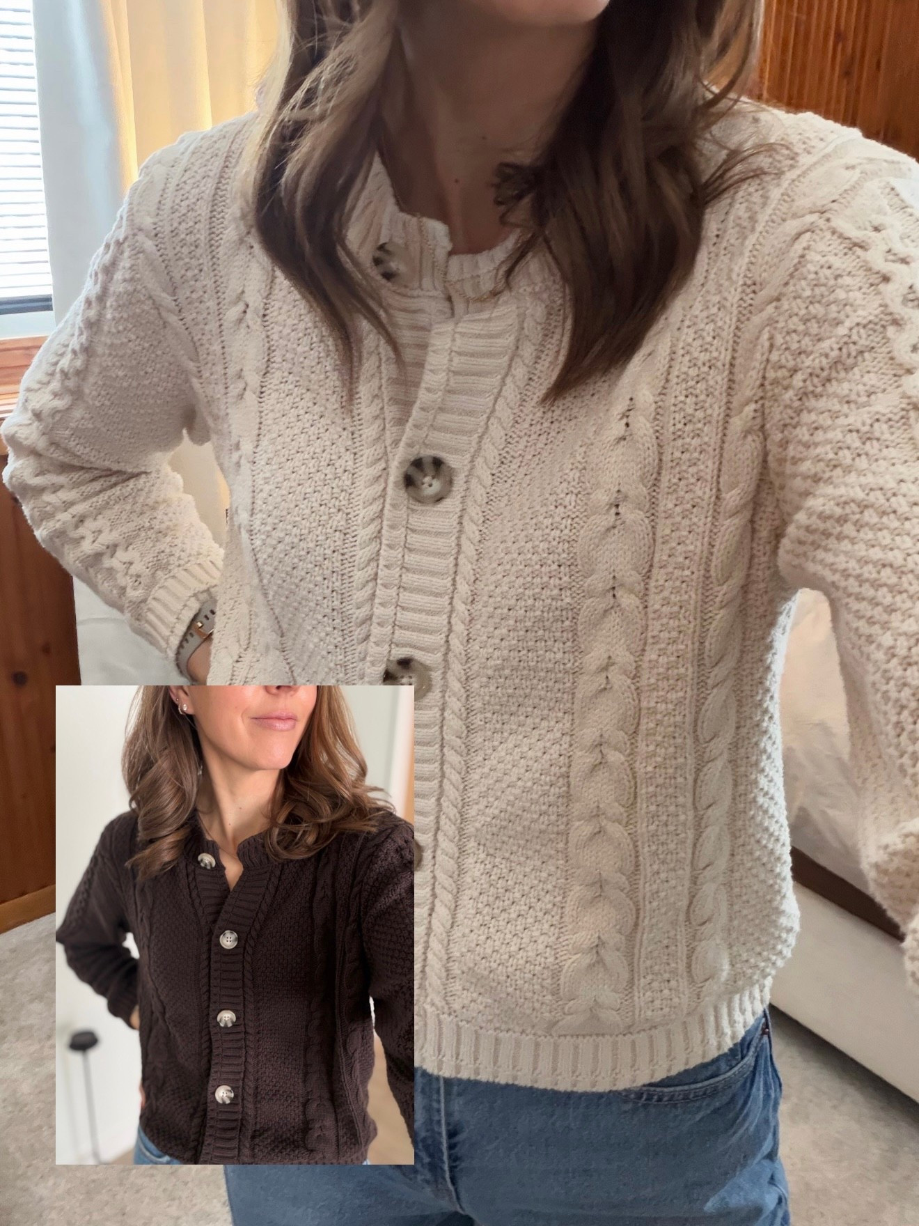 Last day to save on this sweater! I have the brown and cream colors, and just bought the green! Wearing a S  

#LTKSaleAlert #LTKCyberWeek #LTKFindsUnder50