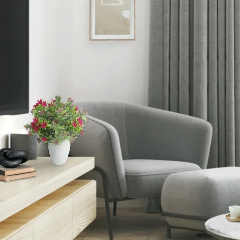 13-inch Artificial Multi Heads Mini Flowers Pick, Hot Pink, 1pc, for Indoor Use, by Mainstays | Walmart (US)