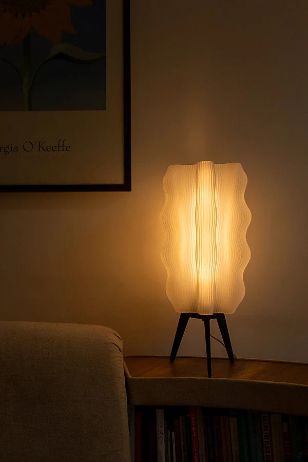 Wooj Design The Mega Wavy Lamp in Black at Urban Outfitters | Urban Outfitters (US and RoW)