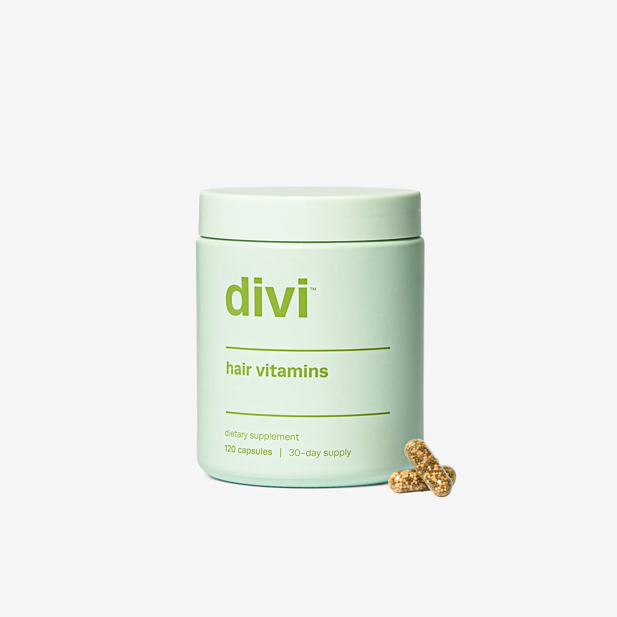 Divi Hair Vitamins | Hair Supplement Formulated For Thicker, Fuller Hair | Divi Official LLC