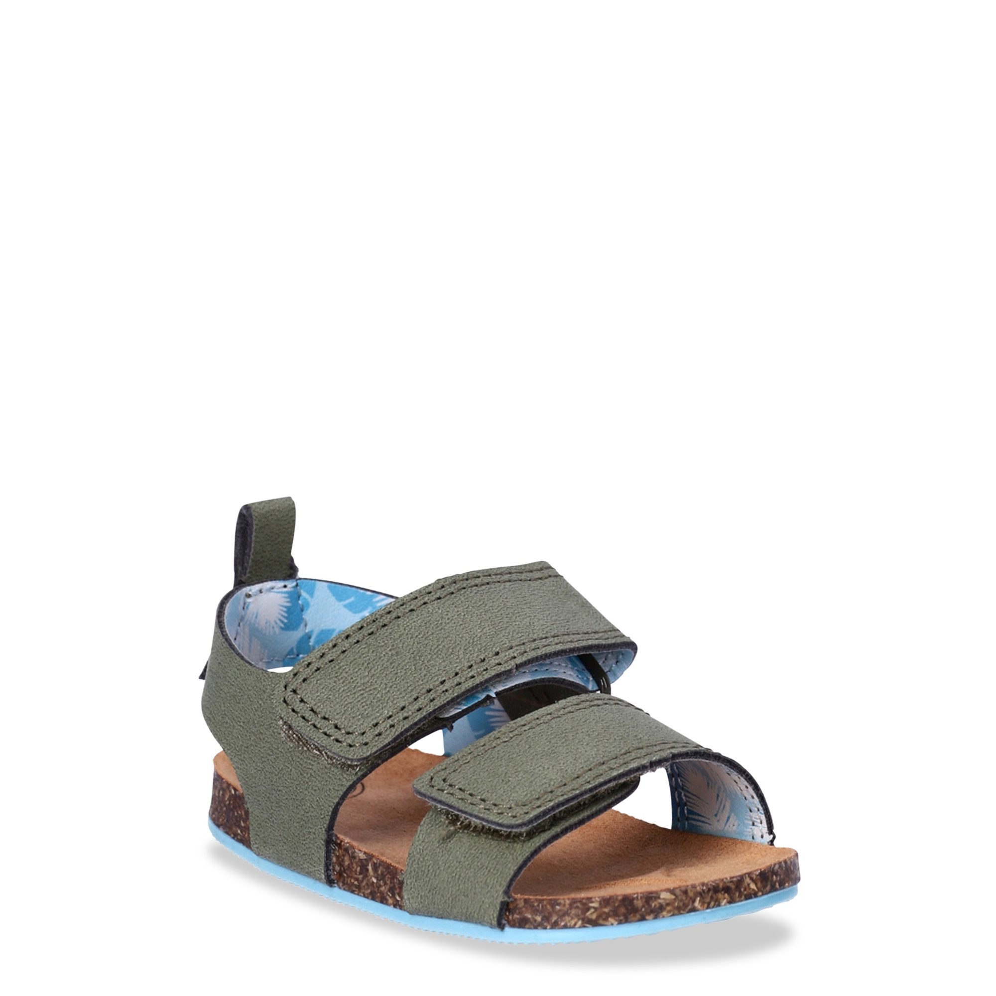 Wonder Nation Baby Boys Footbed Sandals, Sizes 2-6 - Walmart.com | Walmart (US)