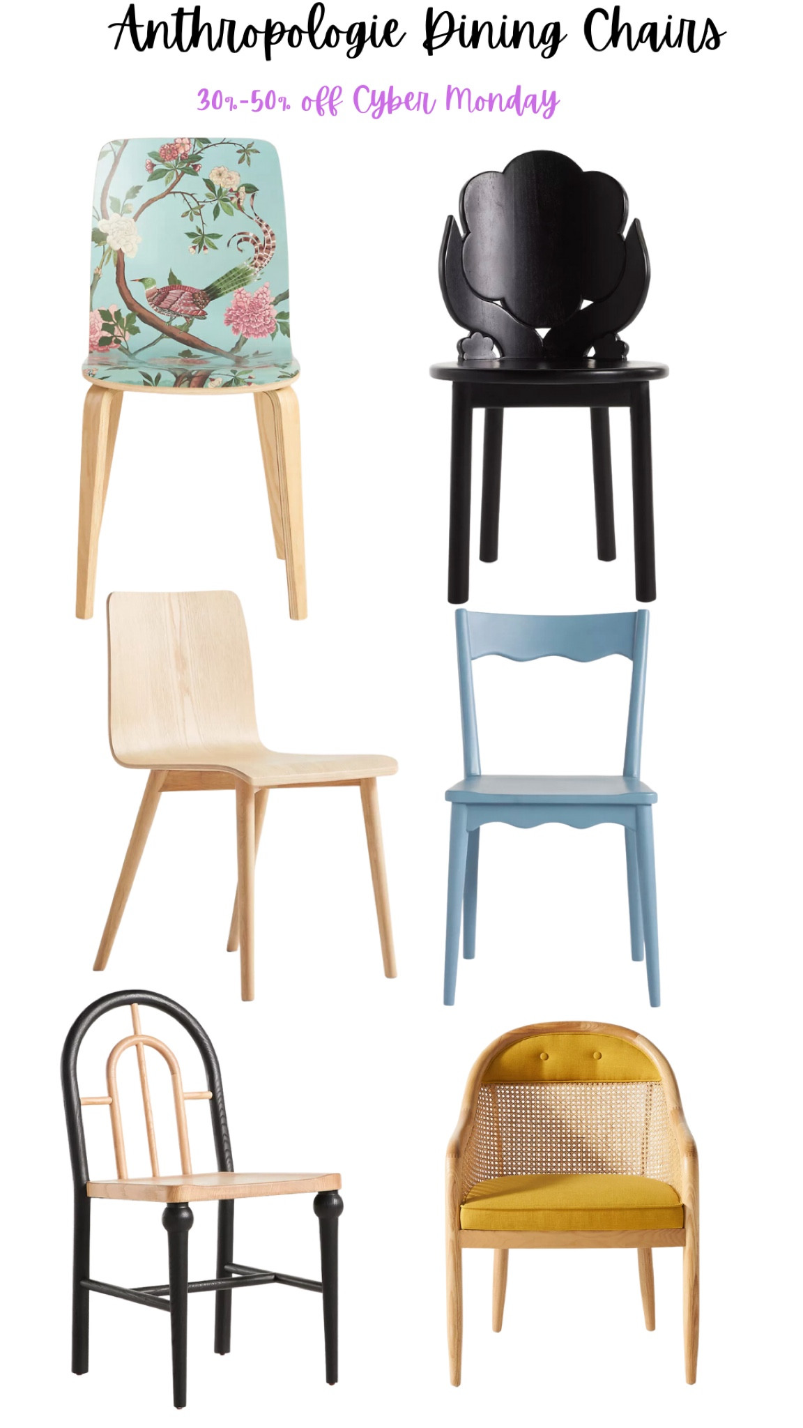 I recently used a couple of these dining chairs for design projects. These are some of my current favorite Anthropologie chairs and they are on sale today along with so many others! Check them out. 

#LTKHoliday #LTKCyberWeek #LTKhome