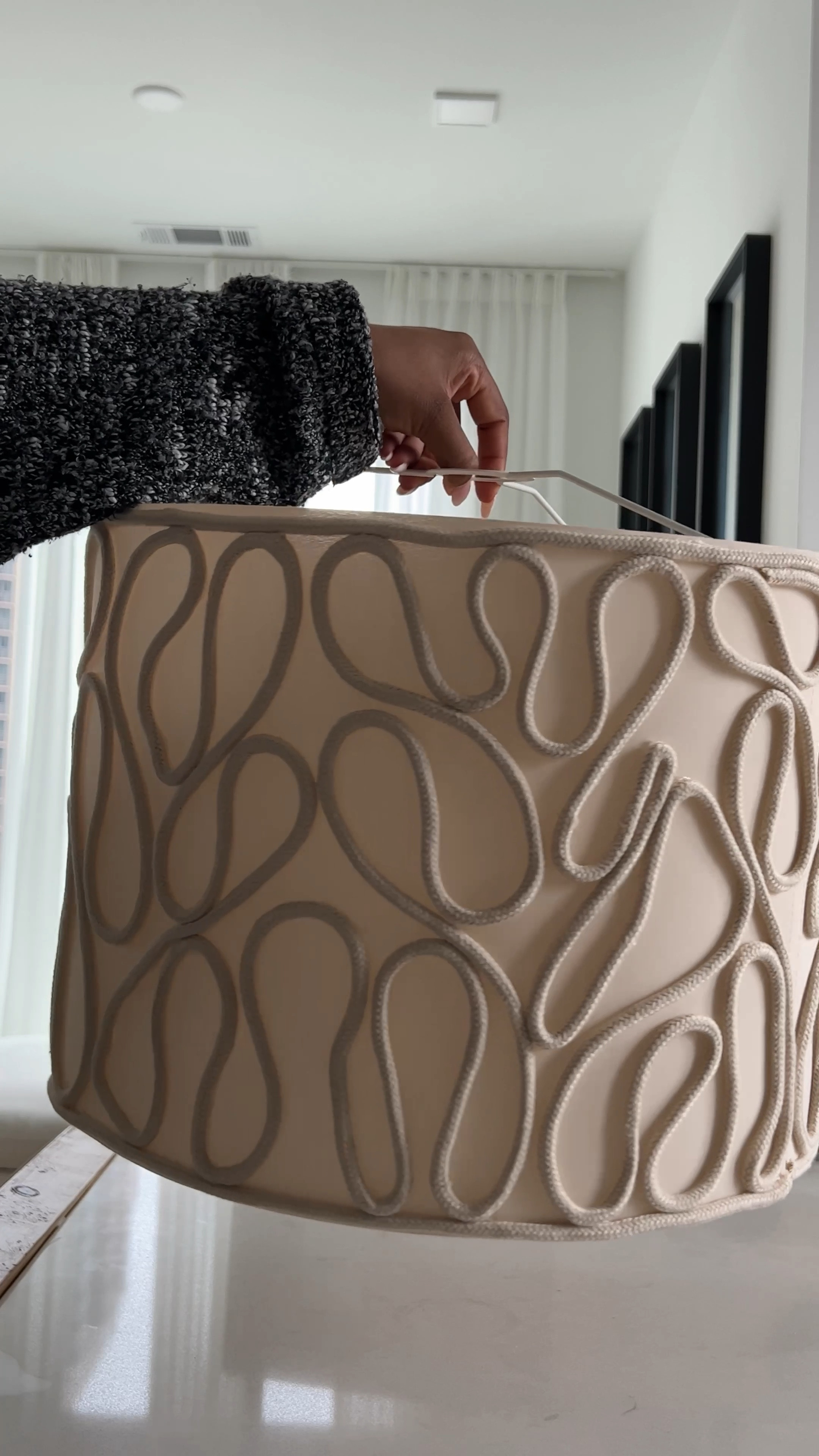 adore these beautiful lamp shades from IKEA. linked the shade style, the fixture to mount to your ceiling and the battery operated light bulbs for a renter-friendly hanging ceiling light fixture :) 


#LTKhome