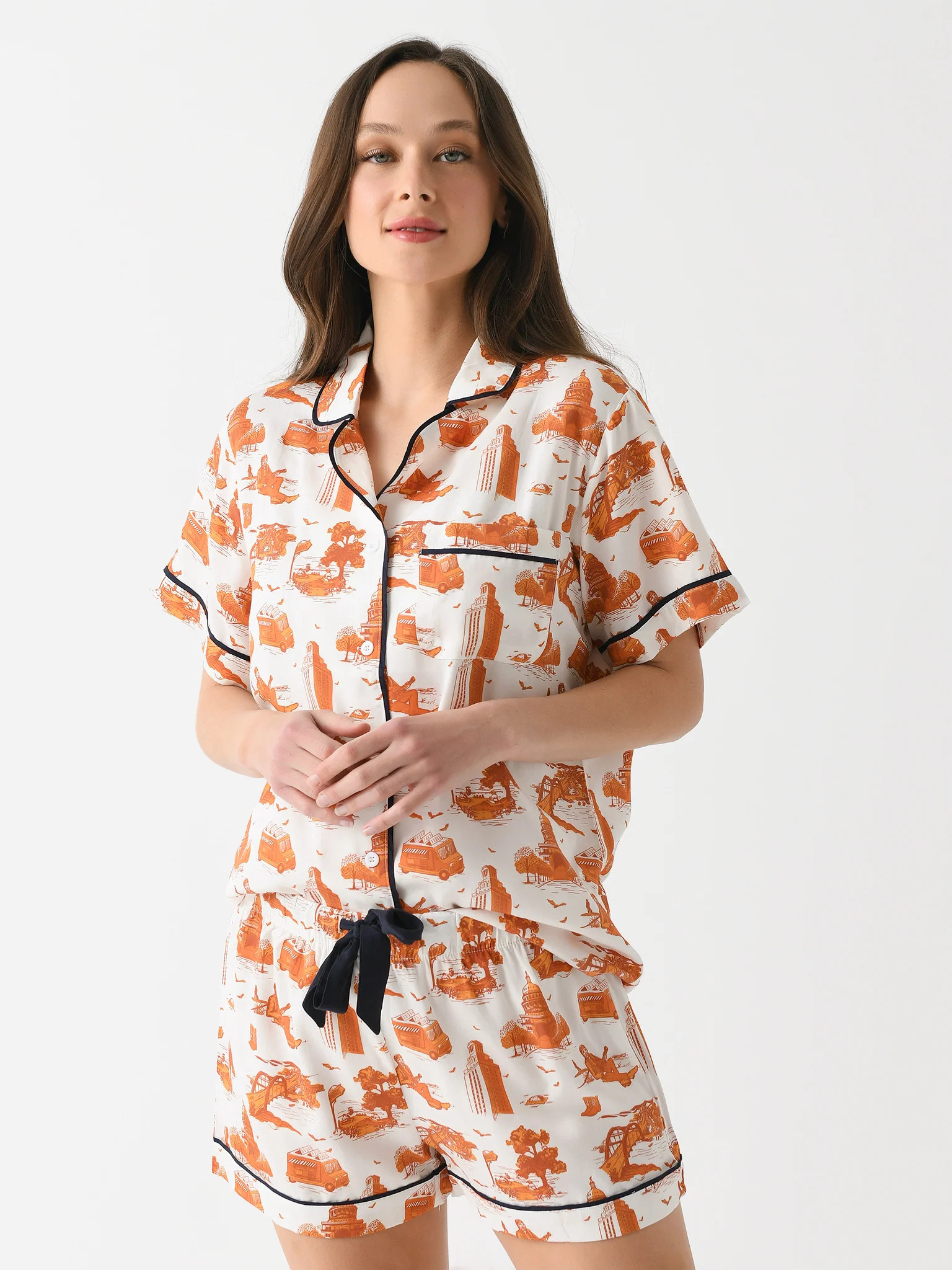 KATIE KIME
                      
                     Women's Austin Toile Pajama Set | Saint Bernard