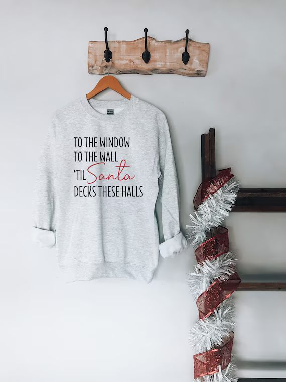 Deck the Halls Unisex Sweater  Christmas Sweater  Trendy - Etsy | Etsy (US)