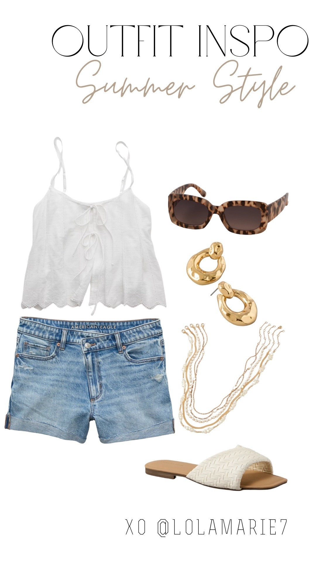 Outfit inspo - summer style! 🫶🏼 

#americaneagle 

#LTKSaleAlert #LTKSeasonal #LTKFindsUnder50