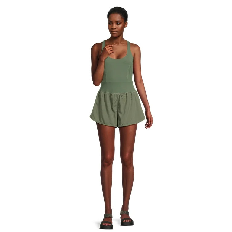 Avia Women's Performance Romper, 3” Inseam, Sizes XS-XXXL | Walmart (US)