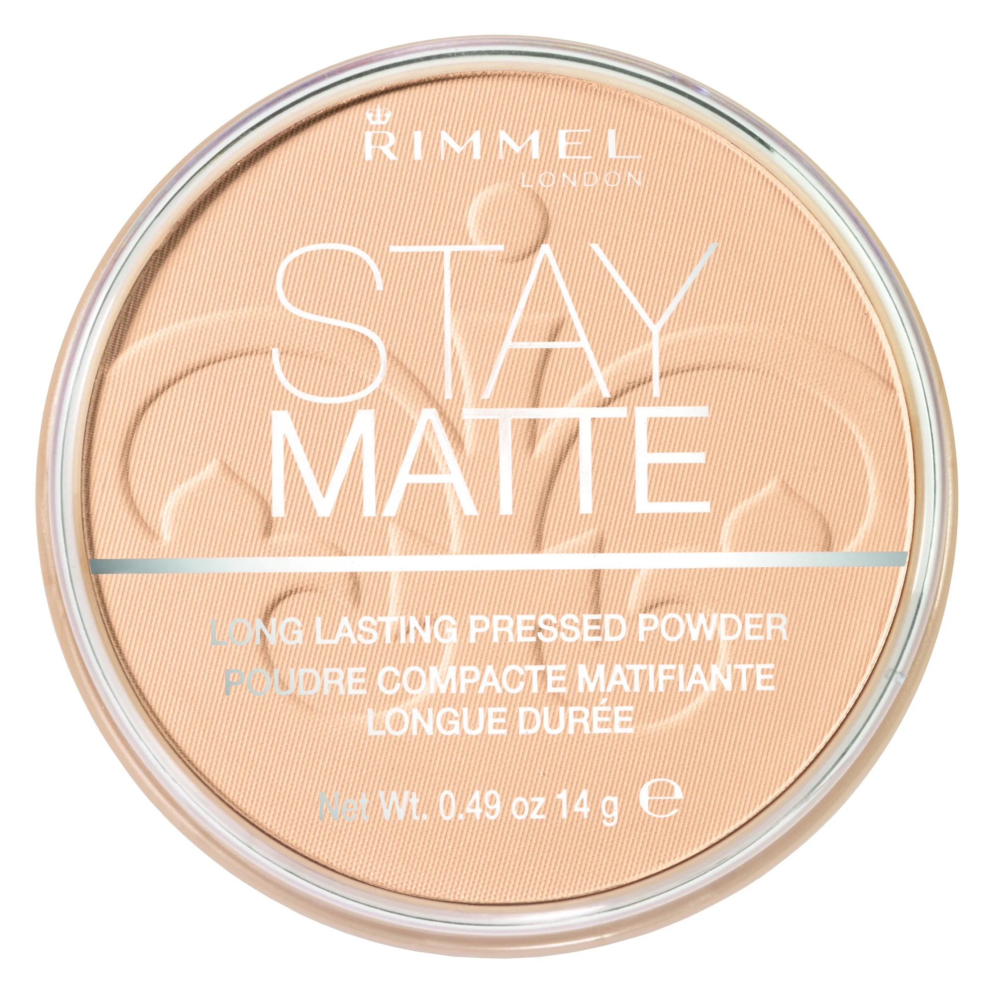 Rimmel Stay Matte Pressed Powder, Transparent, 0.49 oz - Walmart.com | Walmart (US)