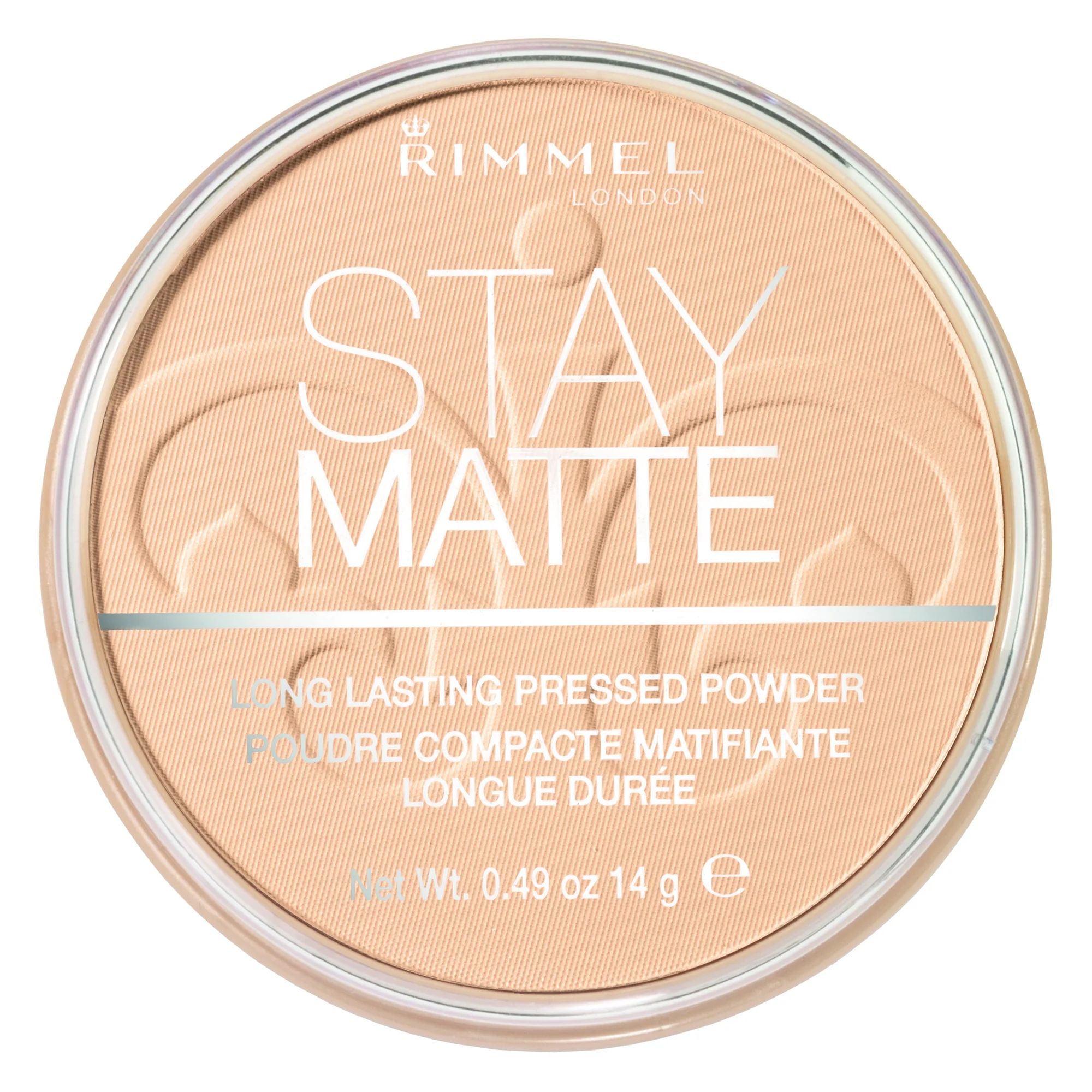 Rimmel Stay Matte Pressed Powder, Transparent, 0.49 oz - Walmart.com | Walmart (US)