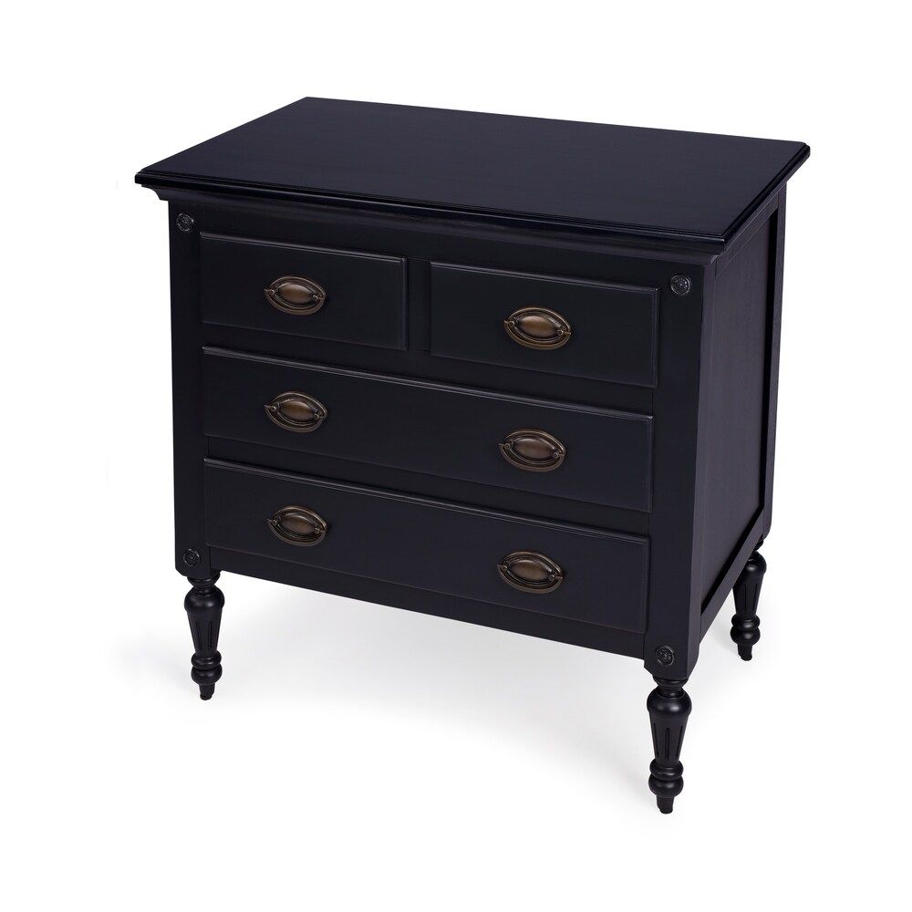 Handmade Easterbrook Black Drawer Chest (Indonesia) | Bed Bath & Beyond