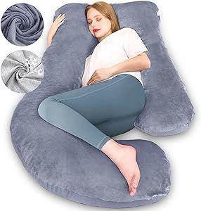 Chilling Home Pregnancy Pillows, U Shaped Full Body Maternity Pillow 58 inch, Pregnant Women Must... | Amazon (US)