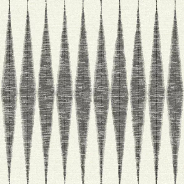 RoomMates Handloom Magnolia Home Wallpaper Black | Target