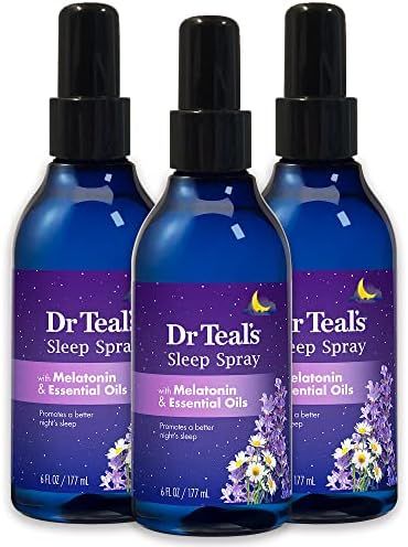 Dr Teal's Sleep Spray, Melatonin & Essential Oils, 6 fl oz (Pack of 3) | Amazon (US)