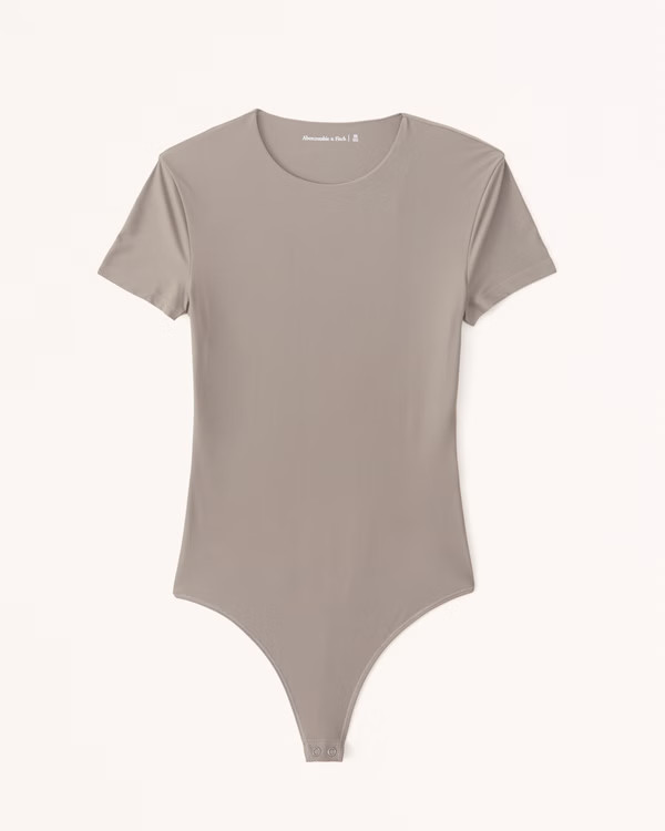 Soft Matte Seamless Tee Bodysuit | Abercrombie & Fitch (US)