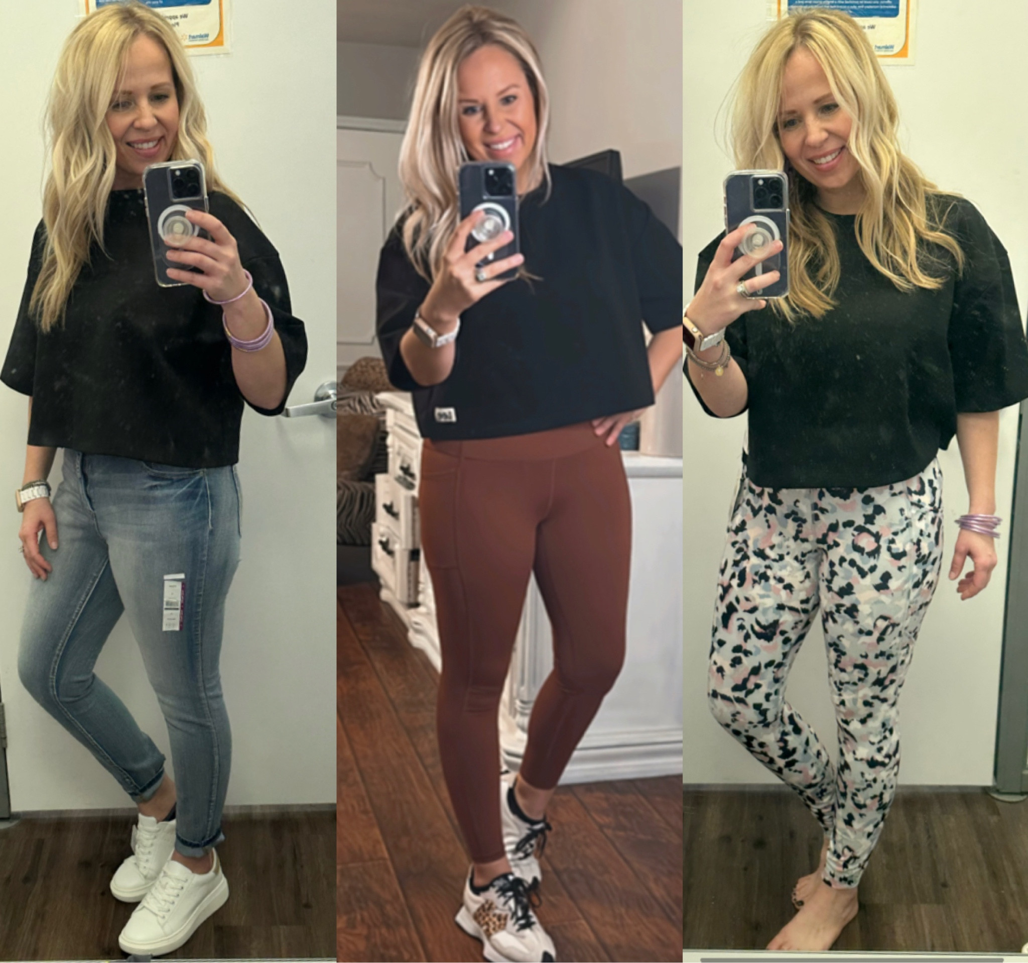 Cropped top TTS Med
Jeans size 8, could of done a 6
Leggings TTS Med
Shoes TTS 8.5

#LTKstyletip #LTKtravel #LTKfit