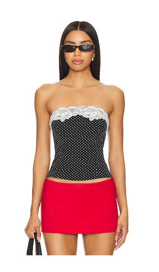 Nickie Top in Black | Revolve Clothing (Global)