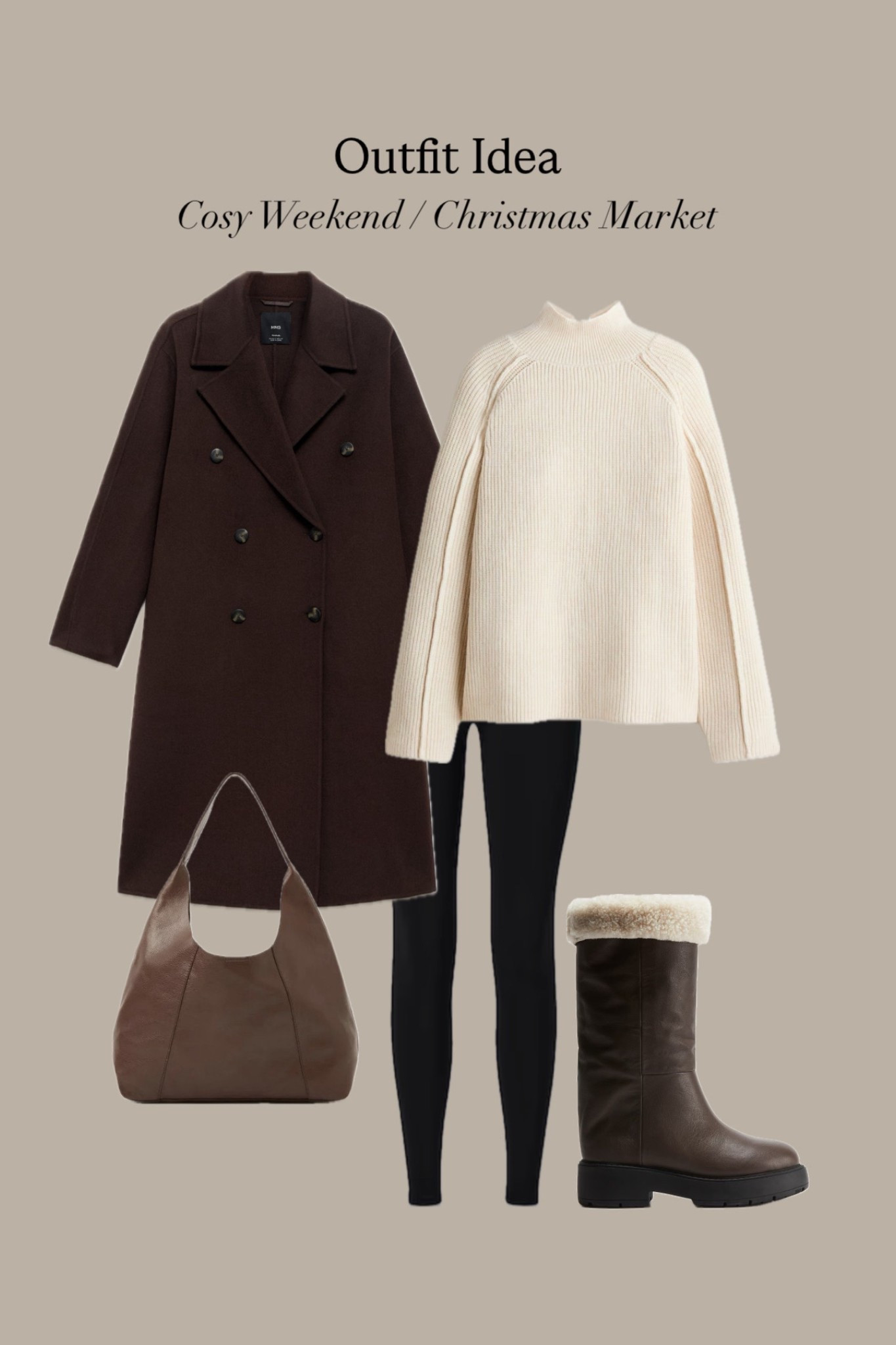 Cosy weekend / Christmas market outfit idea with thermal leggings 

#LTKwinter #LTKCyberWeek #LTKsale