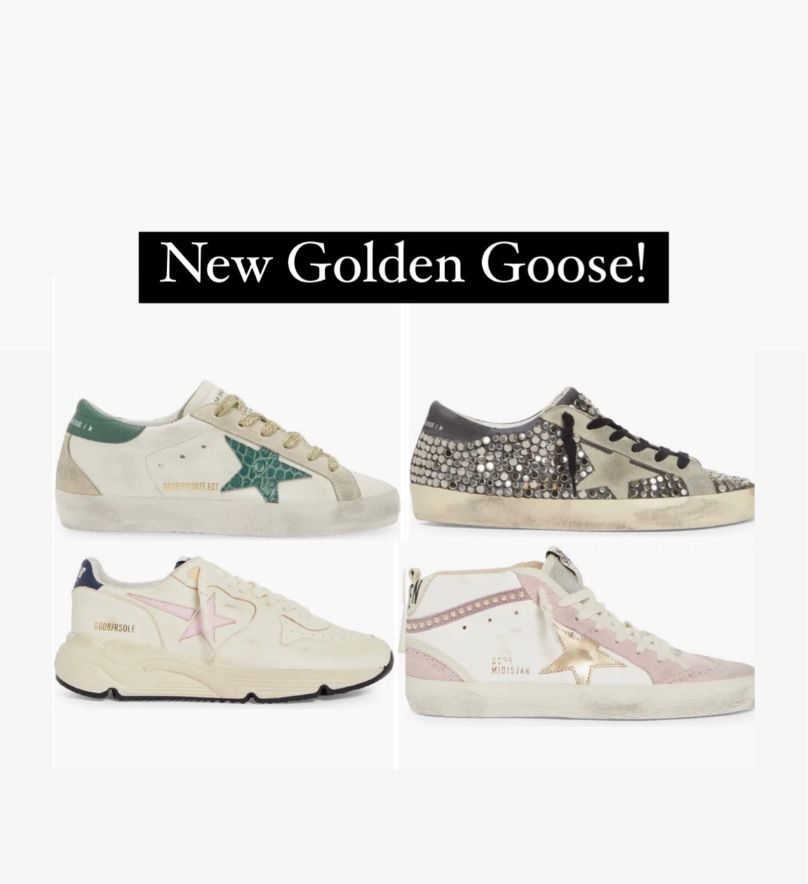New Golden Goose now available!!

#LTKStyleTip #LTKShoeCrush #LTKOver40