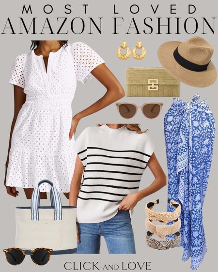 Amazon most loved fashion finds ✨ this pretty mid length dress is great for summer. Available in a few colors! 

Dresses, summer dress, summer style, women’s top, stripe top, swimsuit cover,gold earrings, jewelry, sunnies, sunglasses, sun hat, beach hat, tote bag, headband, Womens fashion, fashion, fashion finds, outfit, outfit inspiration, clothing, budget friendly fashion, summer fashion, wardrobe, fashion accessories, Amazon, Amazon fashion, Amazon must haves, Amazon finds, amazon favorites, Amazon essentials #amazon #amazonfashion

#LTKMidsize #LTKStyleTip #LTKFindsUnder50