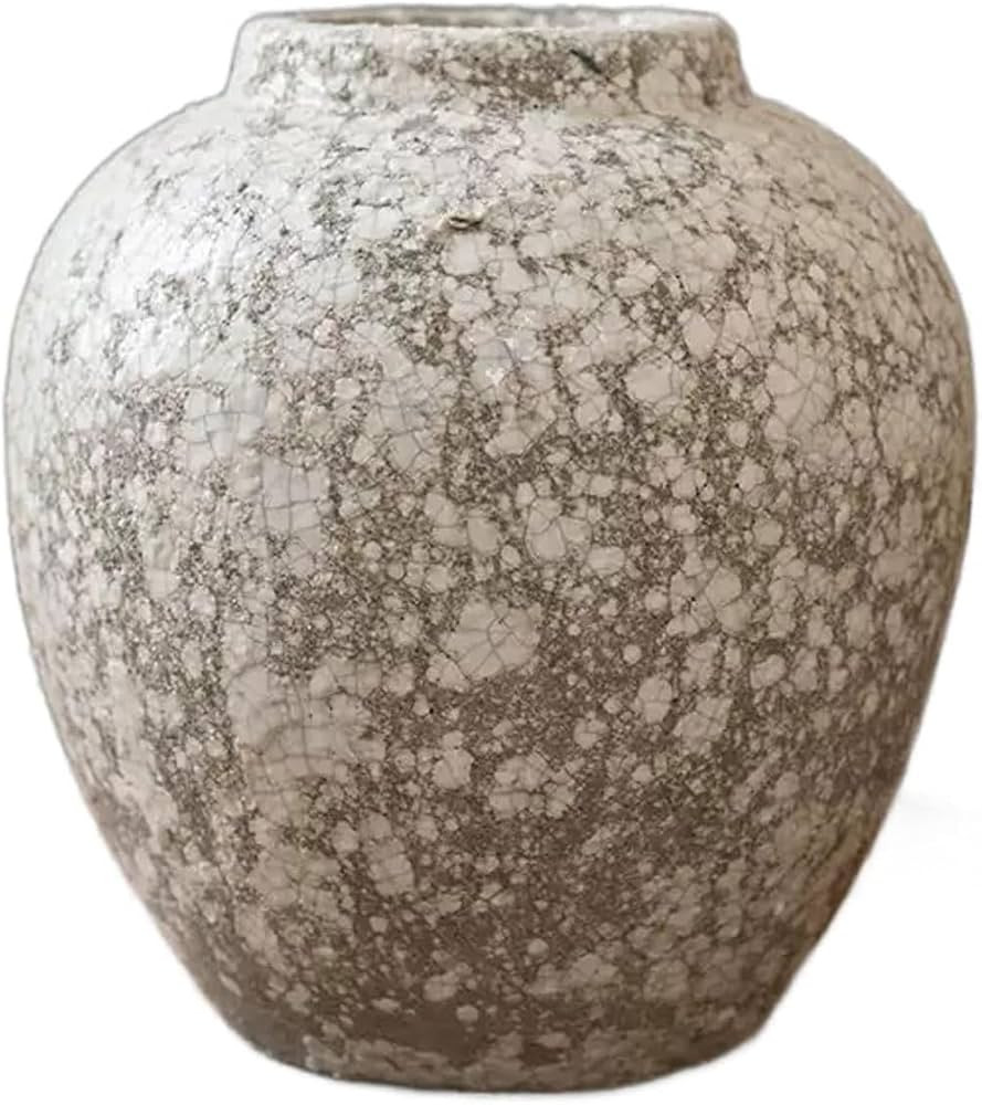 Vases Handmade Ceramic Ornament Decor Retro Flower Arrangement Living Room Desktop Study Staircas... | Amazon (US)