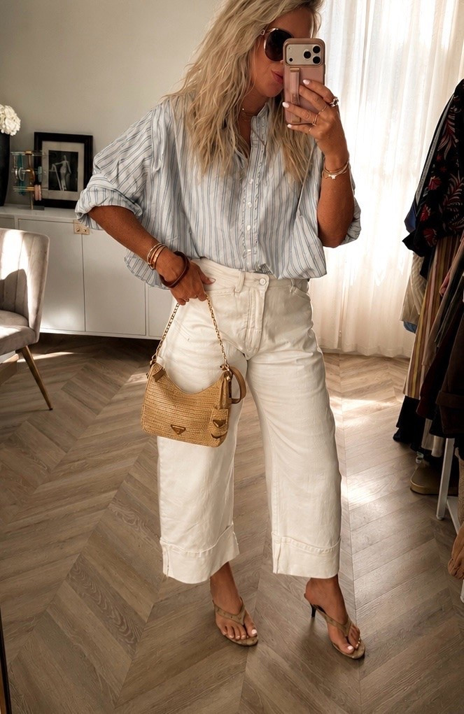 Summer date night🤍🥂! Absolutely love these jeans! Have a few washes!

#LTKootd #LTKgrwm #LTKOver40