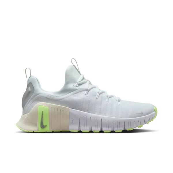 Women's Nike Free Metcon 6 Training Shoes 10 Regular White/Metallic Silver-Barely Volt-Sail | Scheels