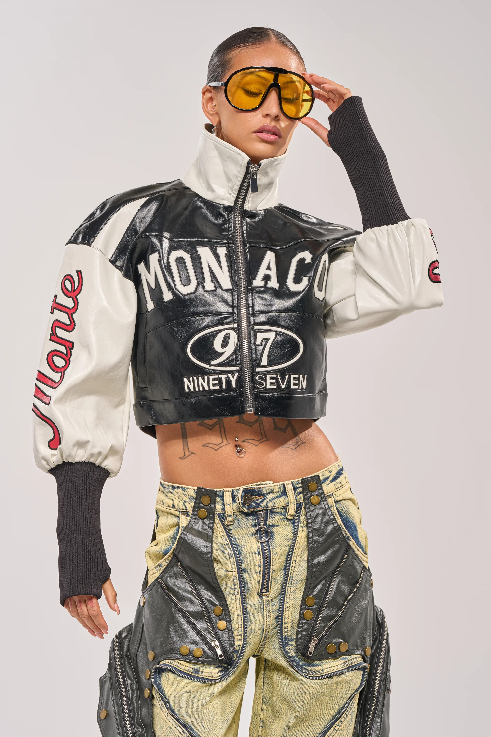 LET'S RACE EMBROIDERED BOMBER | AKIRA