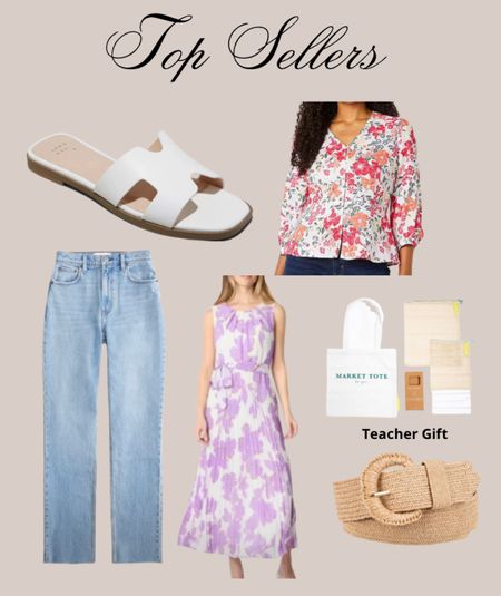 Top sellers this week 
Target style sandals 
@abercrombie jeans 
@jcpenney jeans 
@jcpenney dress 

#LTKFindsUnder50 #LTKGiftGuide #LTKSeasonal
