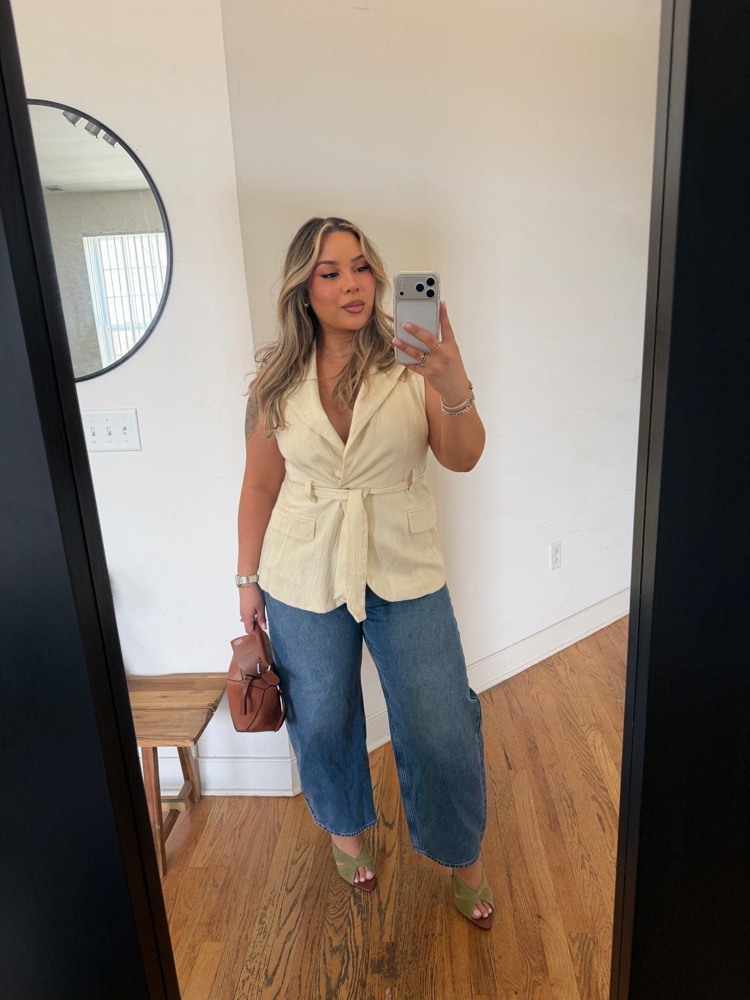 Butter yellow is still in the chat 💛 (this is from Target last year but linked a similar vest option + a long sleeve one for you ladies) 

Jeans: 12 


#LTKMidsize #LTKSpringSale #LTKSeasonal