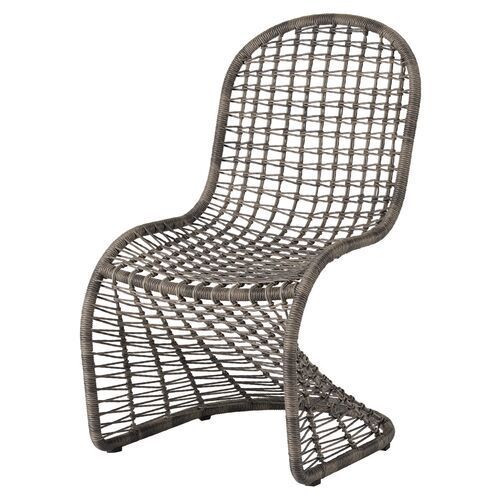 Coastal Living Malakai Outdoor Dining Chair, Charcoal | One Kings Lane