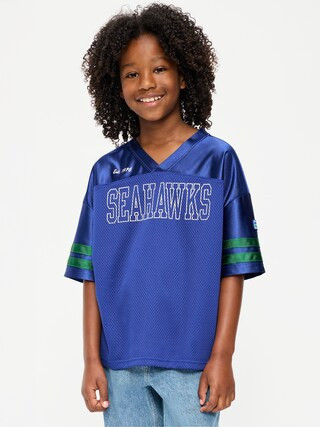 Seattle Seahawks Lifestyle Jersey T-Shirt for Boys | Old Navy (US)