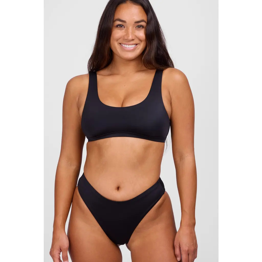 JOLYN Layla Bikini Bottom in Black at Nordstrom, Size Medium | Nordstrom