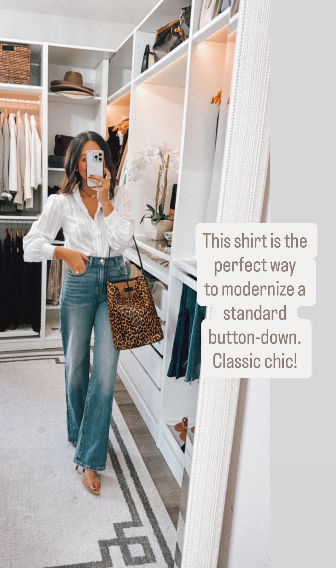 Love this shirt! A great up-date to a basic button down. Shirt and jeans are TTS 

#LTKOver40