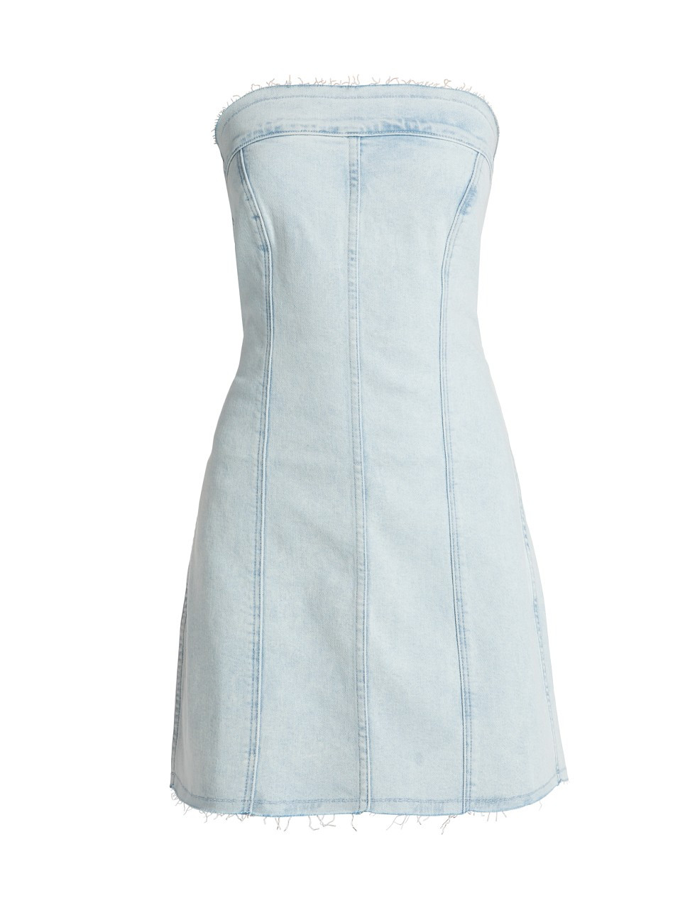 Women's Denim Tube Minidress - Indigo - Size Small | Saks Fifth Avenue
