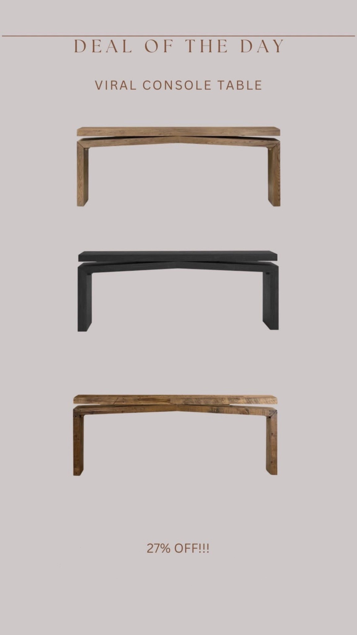 The prettiest console table is back on sale for end of year clearance!! 😍🚨 exact one is sold on designer sites for hundreds more + shipping!

#LTKHome #LTKSaleAlert