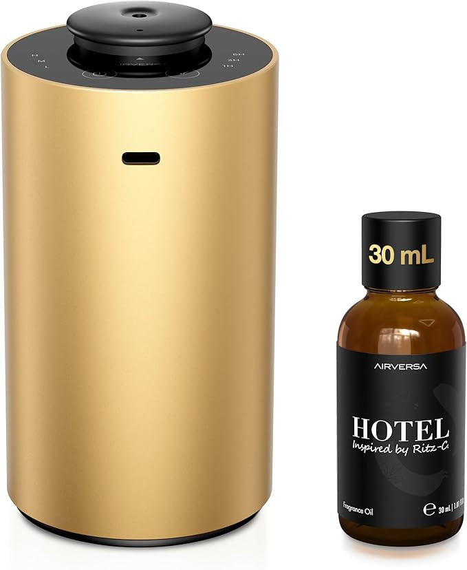Waterless Essential Oil Diffuser Starter Kit with 30mL Hotel Scent Fragrance Oil Inspired by Ritz... | Amazon (US)