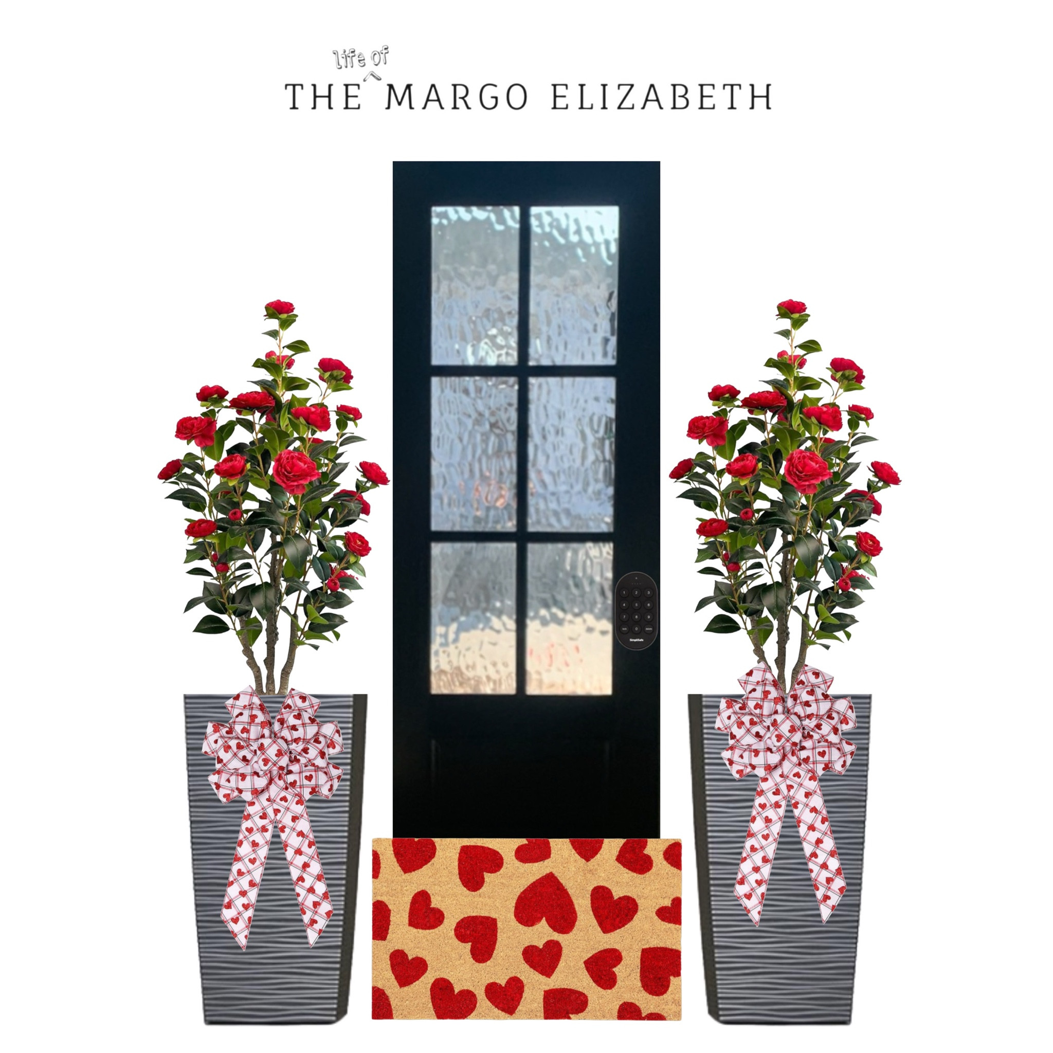 Fall in love with your front door ♥️

Love these inexpensive finds to refresh your front door and celebrate Valentine’s Day 🥰

Idk about you but that period between Christmas and spring is so depressing around the house. We go from full on decor to simplicity which don’t get me wrong is healing in its own way - but can also feel like a “thief of joy”. 

I love added small accents to bring a little light and love until the next reason for the season 🤍

Loving these outdoor rated faux rose bushes, oversized wreath ribbon to bring a more valentine focused vibe and of course this adorable heart covered front door mat to really tie it all together! 

Loving these Valentine’s Day decor finds 🥰

#LTKHome #LTKSeasonal