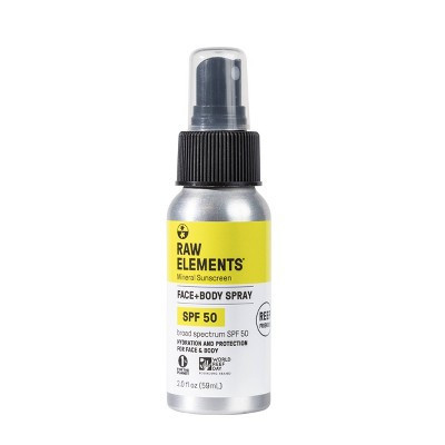 Raw Elements Sunscreen Spray - SPF 50 - 2oz | Target