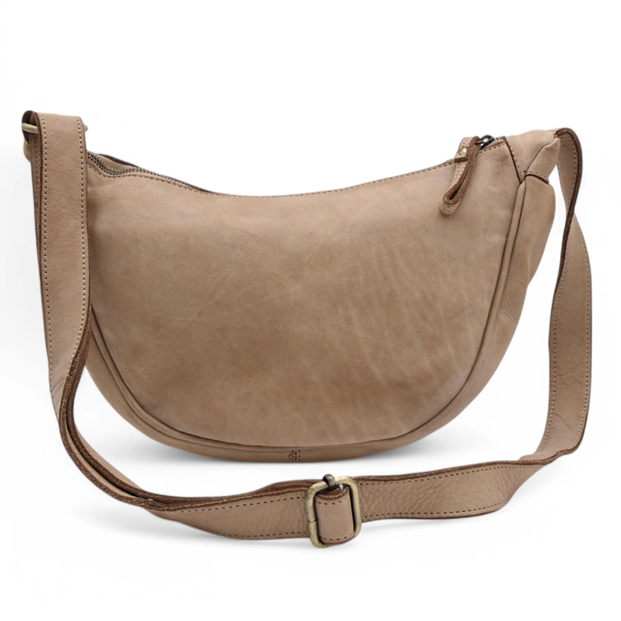 Hug Hobo in Light Taupe | Bolsa Nova Handbags