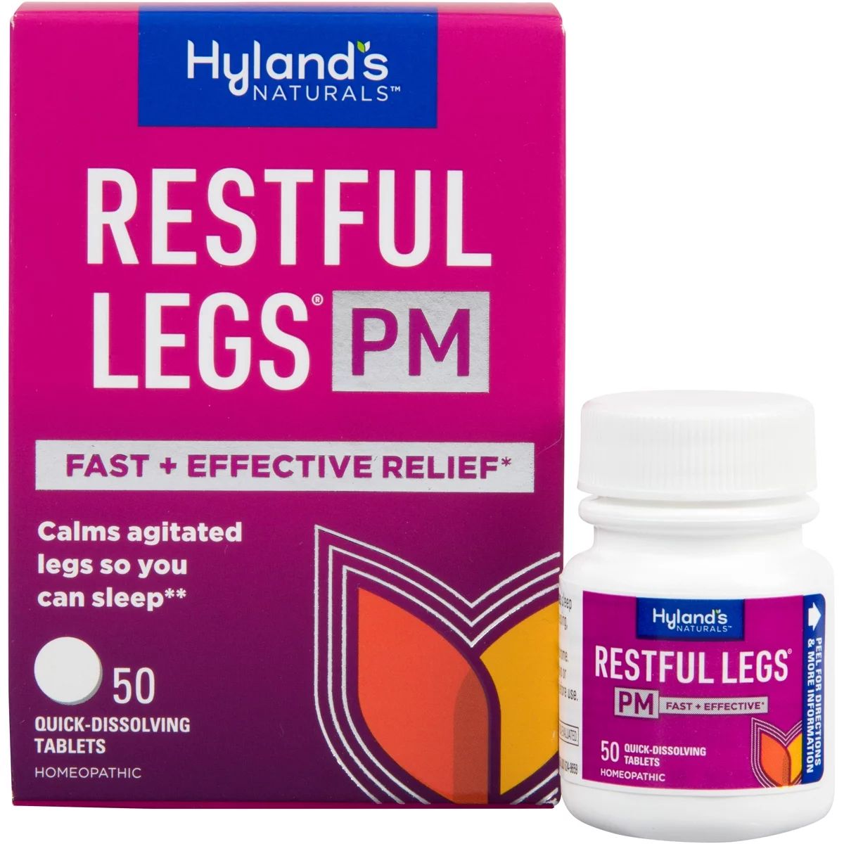Hyland's Naturals Restful Legs PM Tablets, Calms Agitated Legs so You Can Sleep, 50 Count - Walma... | Walmart (US)