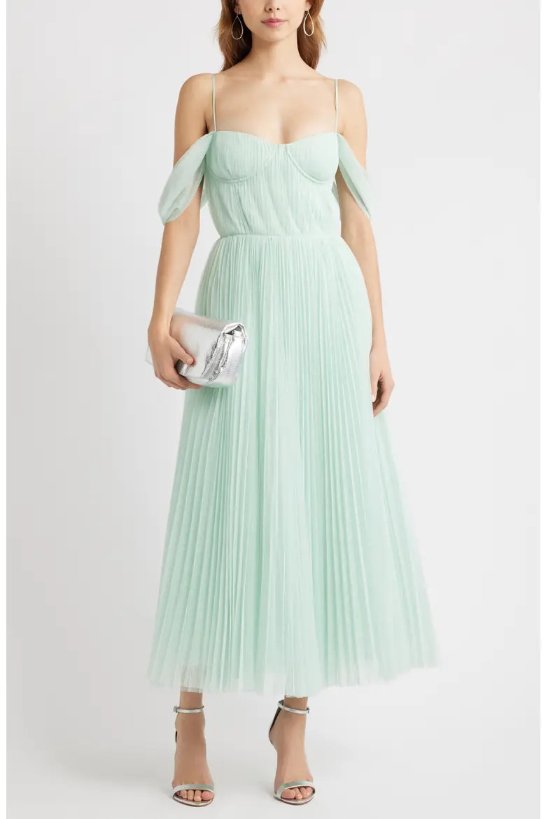 Cold Shoulder Chiffon Cocktail Dress (Women) | Nordstrom | Nordstrom