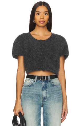 By Malene Birger Zhara Cardigan in Jet Grey from Revolve.com | Revolve Clothing (Global)